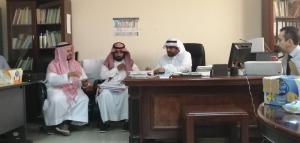 His Excellency the Dean of Al-Qunfudhah University College Visits the Mathematics Department